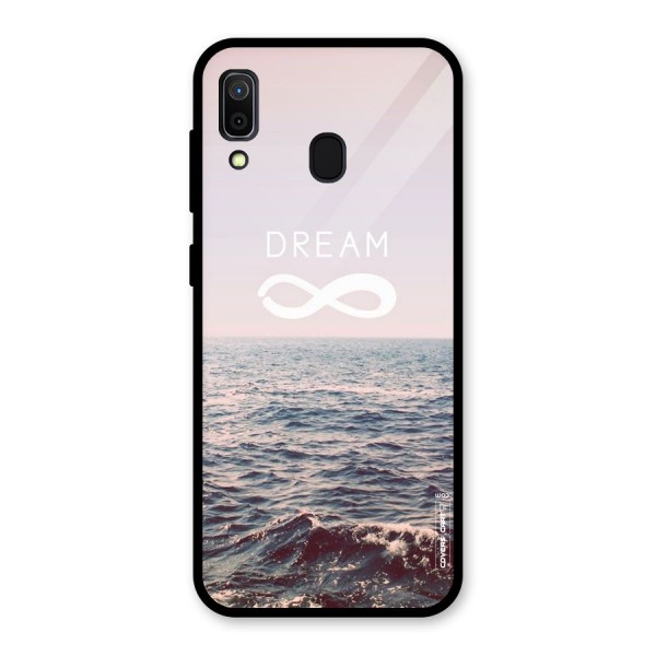 Dream Infinity Glass Back Case for Galaxy A30