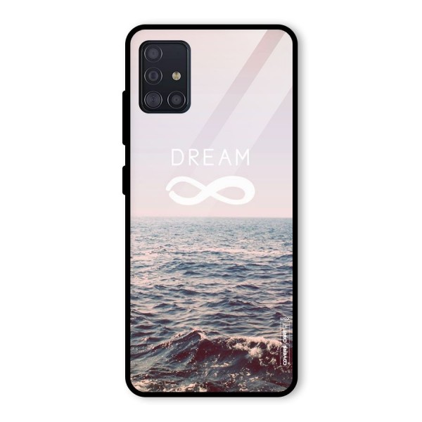 Dream Infinity Glass Back Case for Galaxy A51