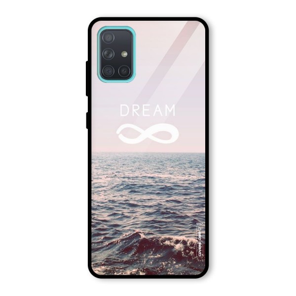 Dream Infinity Glass Back Case for Galaxy A71