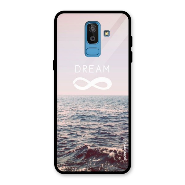 Dream Infinity Glass Back Case for Galaxy J8