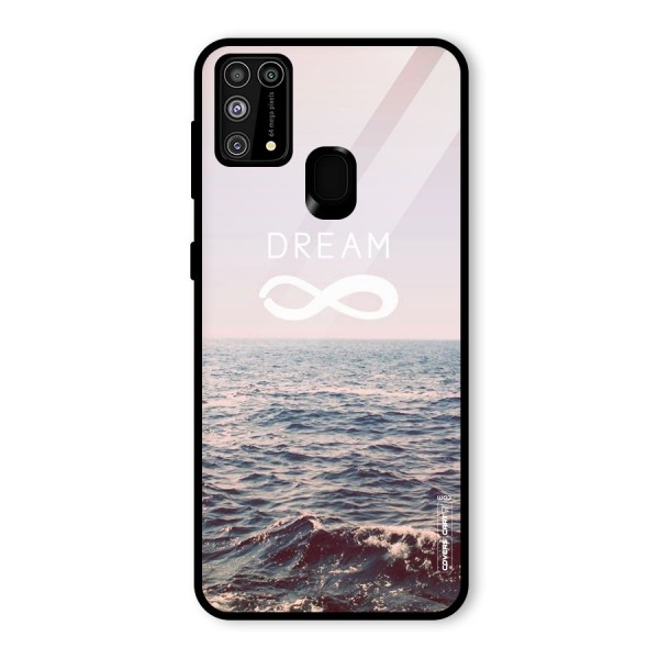 Dream Infinity Glass Back Case for Galaxy M31