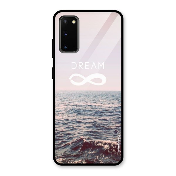 Dream Infinity Glass Back Case for Galaxy S20