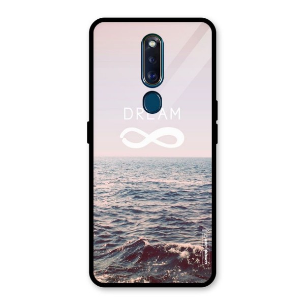 Dream Infinity Glass Back Case for Oppo F11 Pro