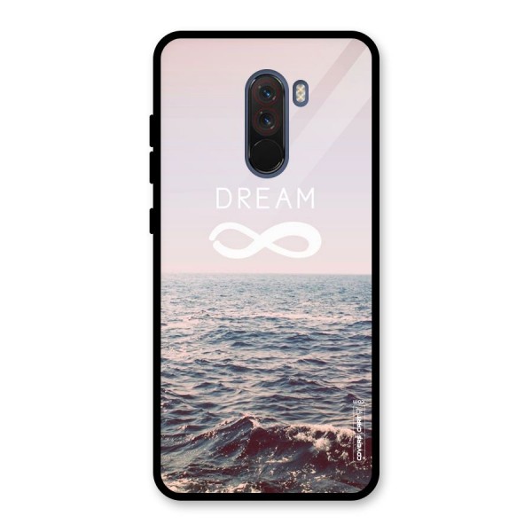 Dream Infinity Glass Back Case for Poco F1