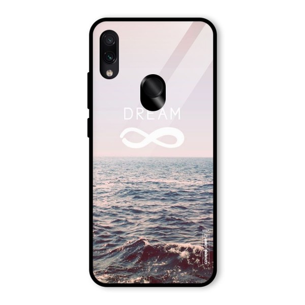 Dream Infinity Glass Back Case for Redmi Note 7