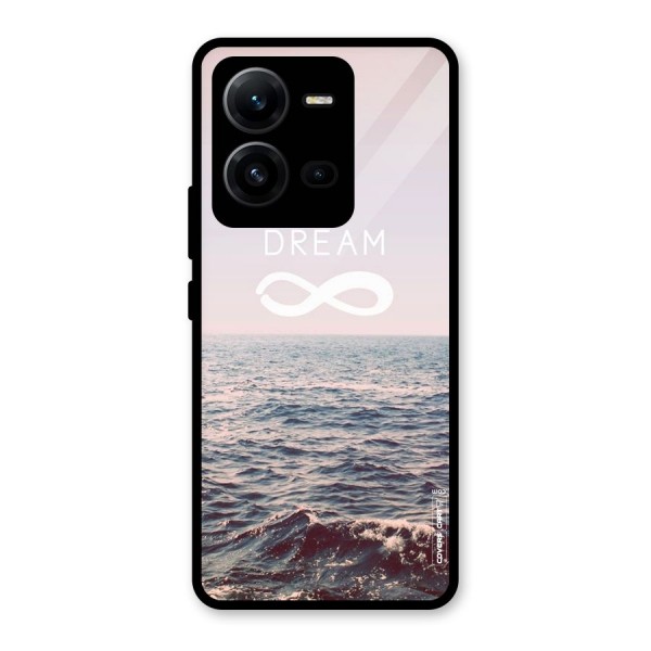 Dream Infinity Glass Back Case for Vivo V25