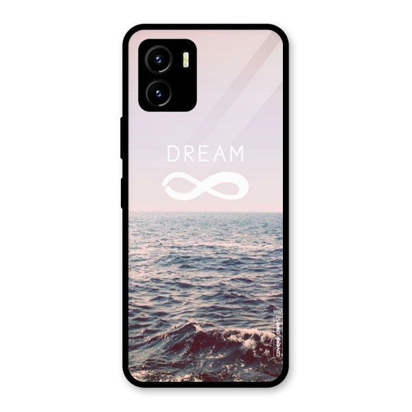 Dream Infinity Glass Back Case for Vivo Y15s