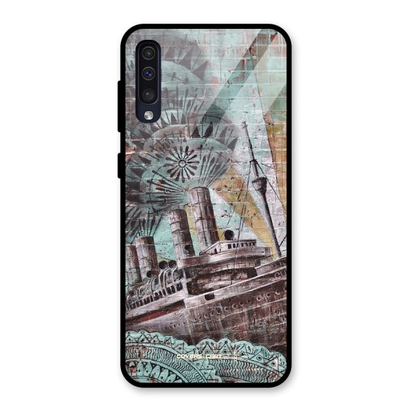 Dream Ship Glass Back Case for Galaxy A50s