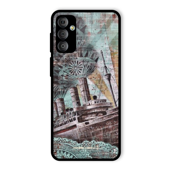 Dream Ship Glass Back Case for Galaxy F23