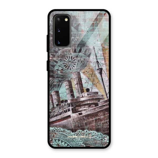 Dream Ship Glass Back Case for Galaxy S20