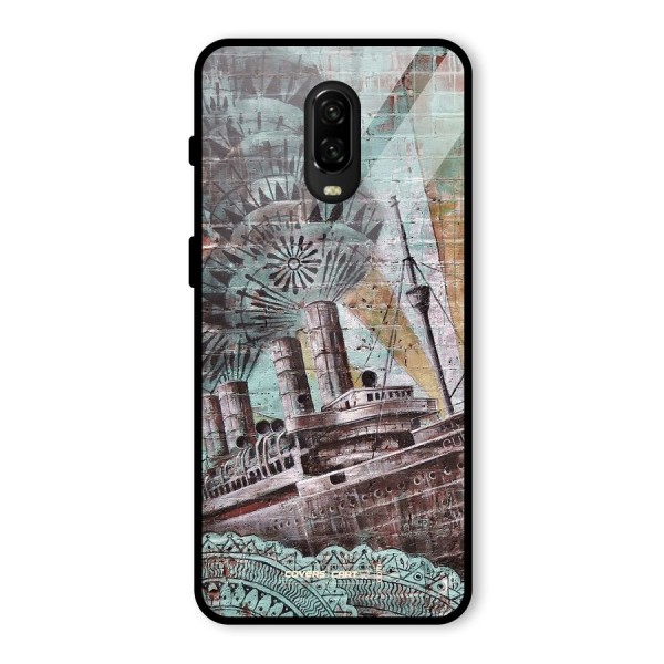 Dream Ship Glass Back Case for OnePlus 6T