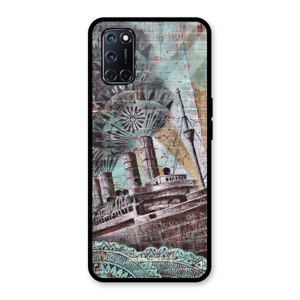 Dream Ship Glass Back Case for Oppo A52