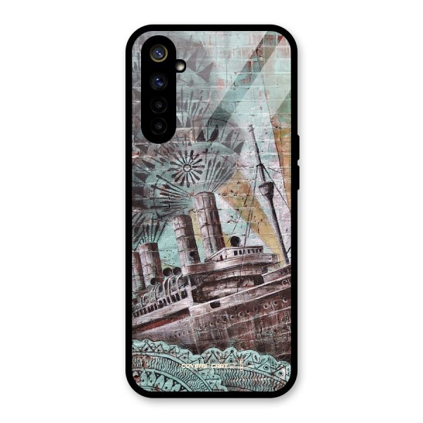 Dream Ship Glass Back Case for Realme 6