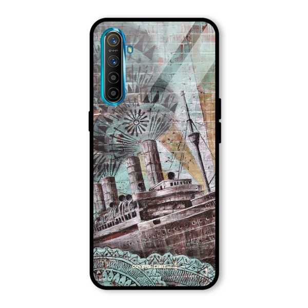 Dream Ship Glass Back Case for Realme XT