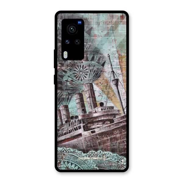 Dream Ship Glass Back Case for Vivo X60 Pro