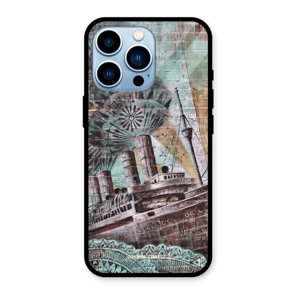 Dream Ship Glass Back Case for iPhone 13 Pro