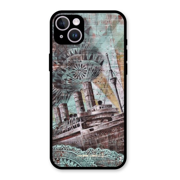 Dream Ship Glass Back Case for iPhone 14 Plus