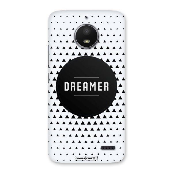 Dreamer Minimalist Back Case for Moto E4