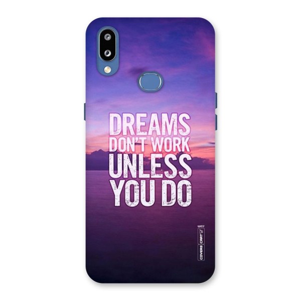 Dreams Work Back Case for Galaxy M01s