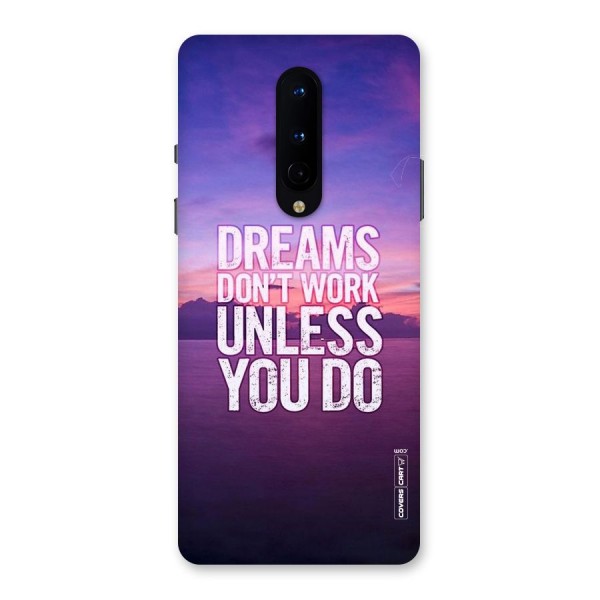 Dreams Work Back Case for OnePlus 8