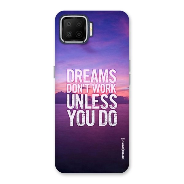 Dreams Work Back Case for Oppo F17