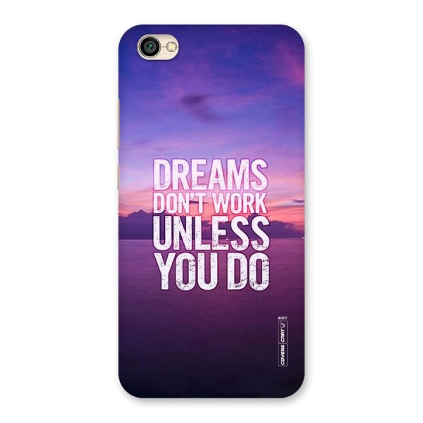 Dreams Work Back Case for Redmi Y1 Lite