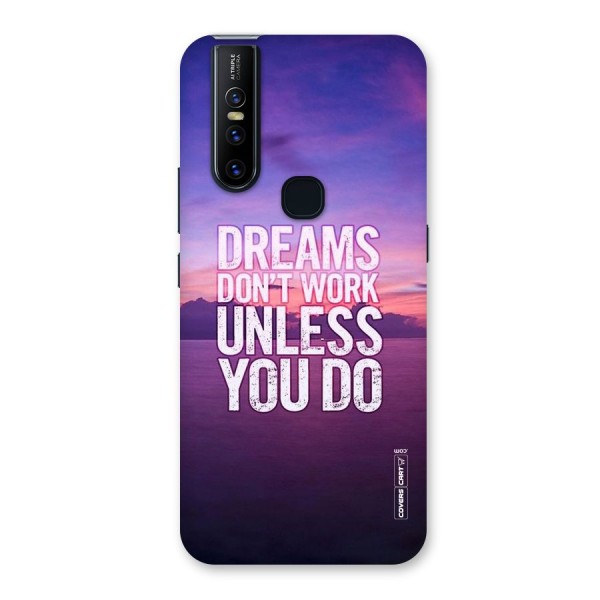 Dreams Work Back Case for Vivo V15