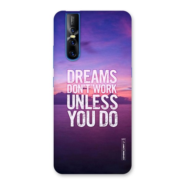 Dreams Work Back Case for Vivo V15 Pro