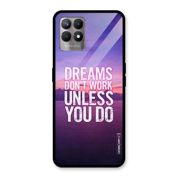 Dreams Work Glass Back Case for Realme 8i