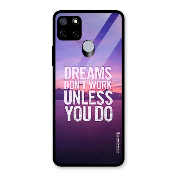 Dreams Work Glass Back Case for Realme C12