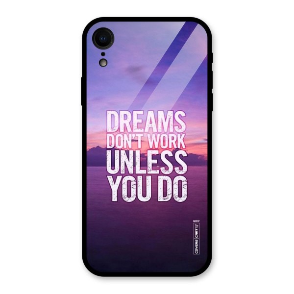 Dreams Work Glass Back Case for XR