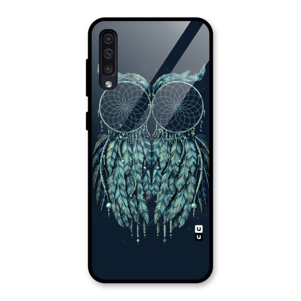 Dreamy Owl Catcher Glass Back Case for Galaxy A50s