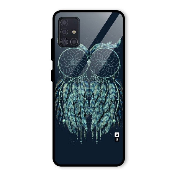 Dreamy Owl Catcher Glass Back Case for Galaxy A51