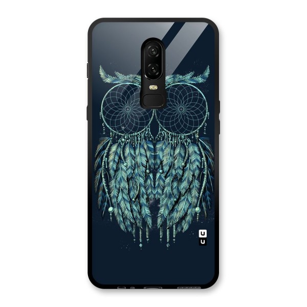 Dreamy Owl Catcher Glass Back Case for OnePlus 6