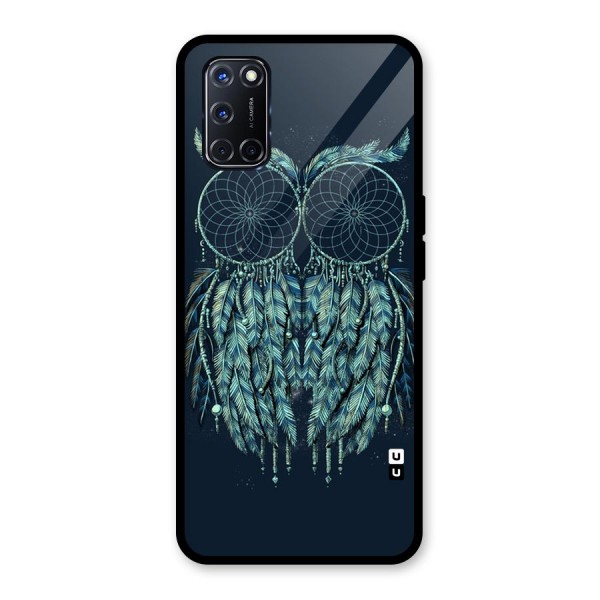 Dreamy Owl Catcher Glass Back Case for Oppo A52