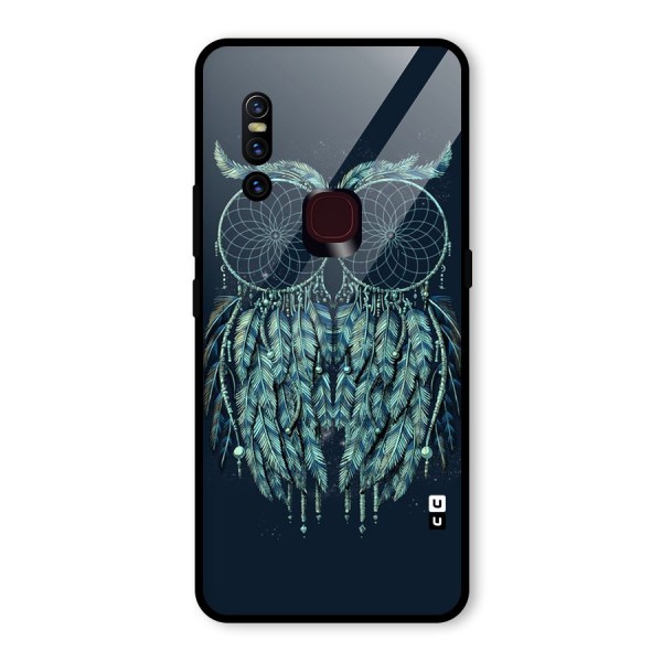 Dreamy Owl Catcher Glass Back Case for Vivo V15