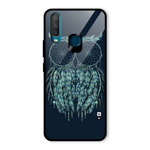 Dreamy Owl Catcher Glass Back Case for Vivo Y15