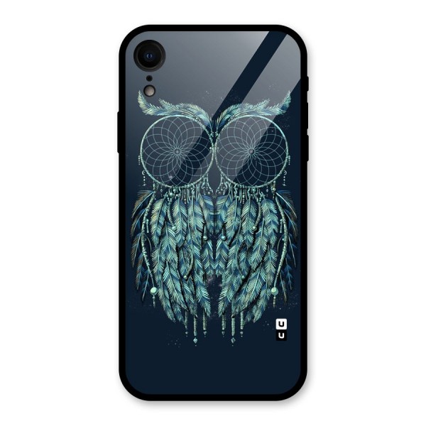 Dreamy Owl Catcher Glass Back Case for XR