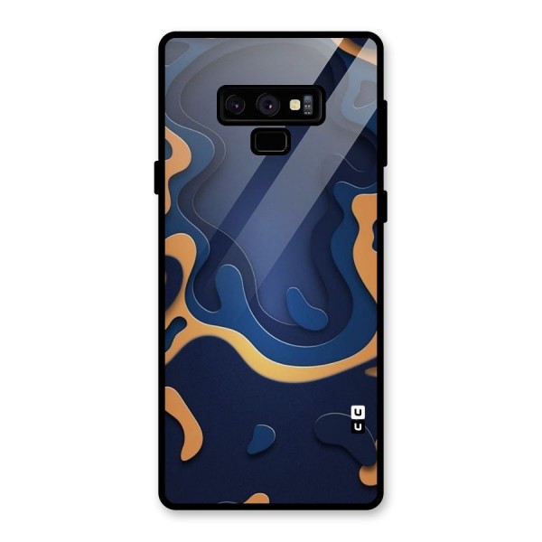 Drops Flow Glass Back Case for Galaxy Note 9