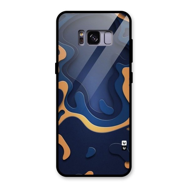 Drops Flow Glass Back Case for Galaxy S8