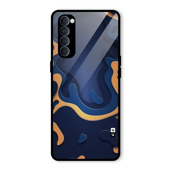 Drops Flow Glass Back Case for Oppo Reno4 Pro