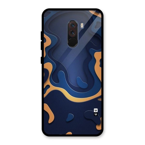 Drops Flow Glass Back Case for Poco F1