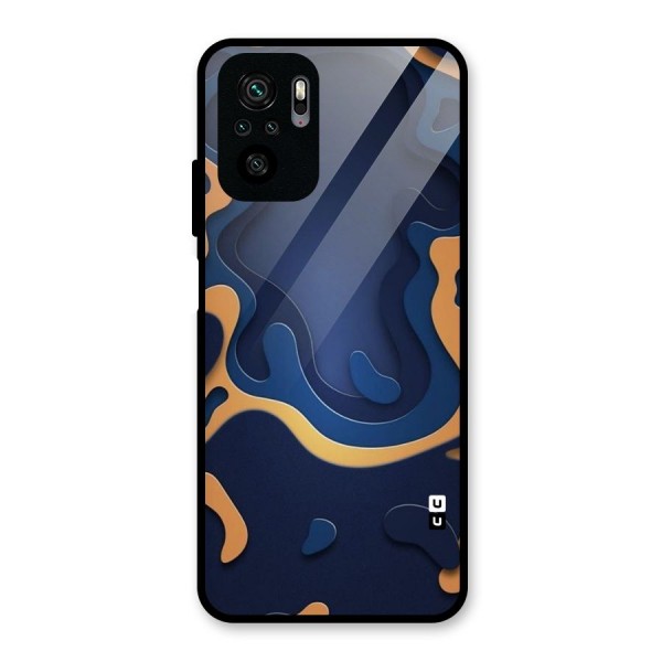 Drops Flow Glass Back Case for Redmi Note 10