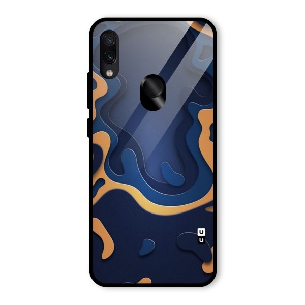 Drops Flow Glass Back Case for Redmi Note 7