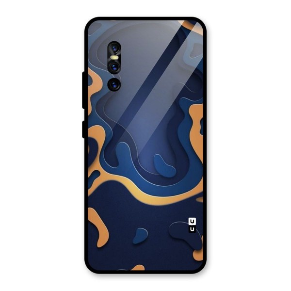 Drops Flow Glass Back Case for Vivo V15 Pro