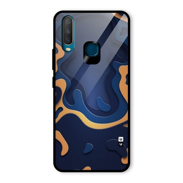 Drops Flow Glass Back Case for Vivo Y15