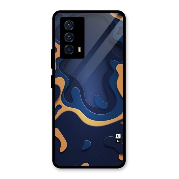 Drops Flow Glass Back Case for Vivo iQOO Z5