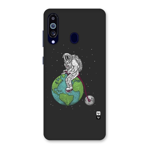 Earth Space Doodle Back Case for Galaxy A60