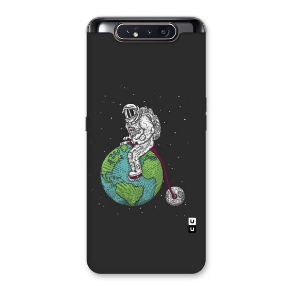 Earth Space Doodle Back Case for Galaxy A80