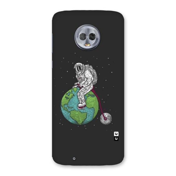 Earth Space Doodle Back Case for Moto G6